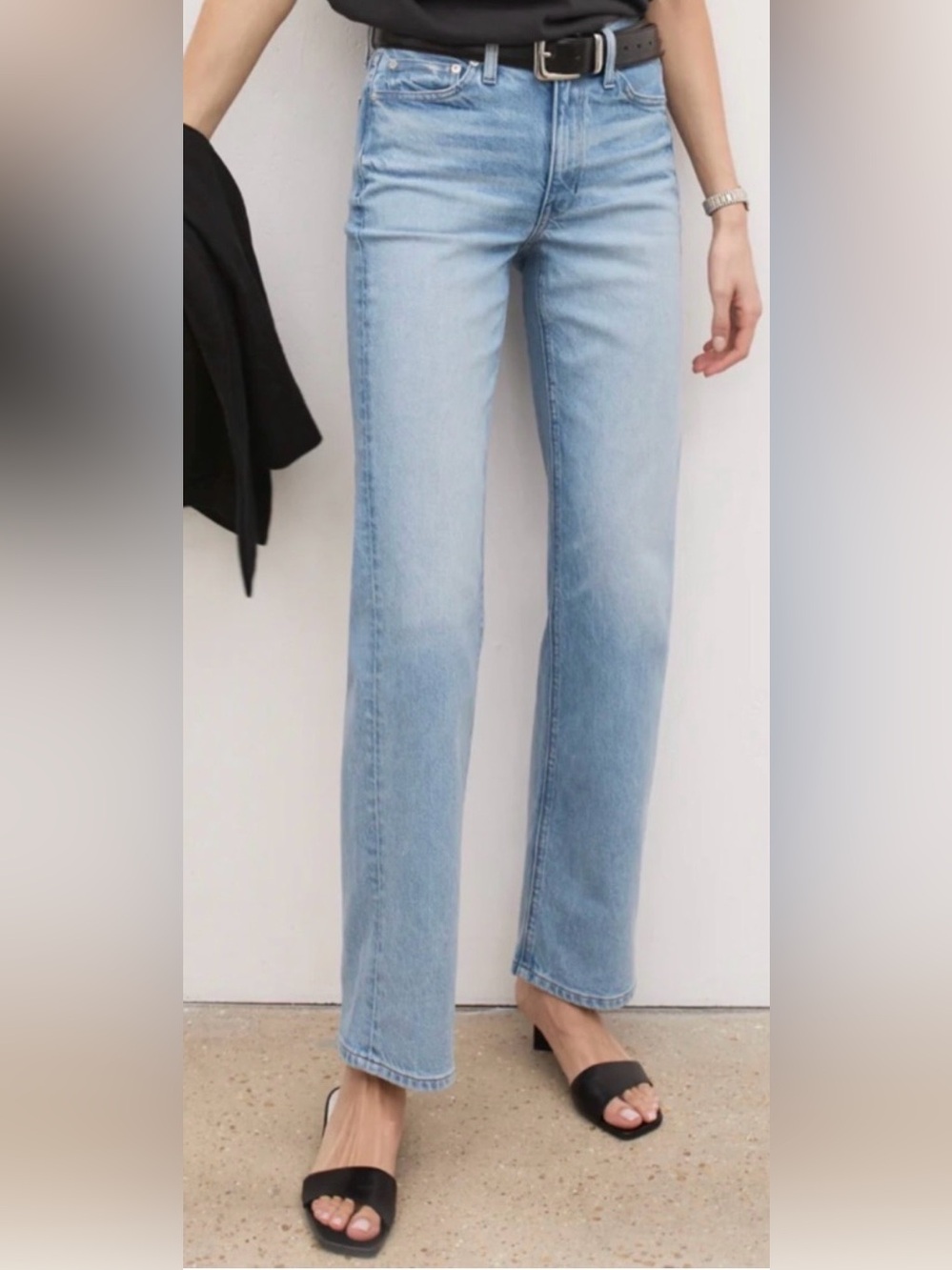 AYR Light Wash Straight Leg Jeans - Picture 3 of 11